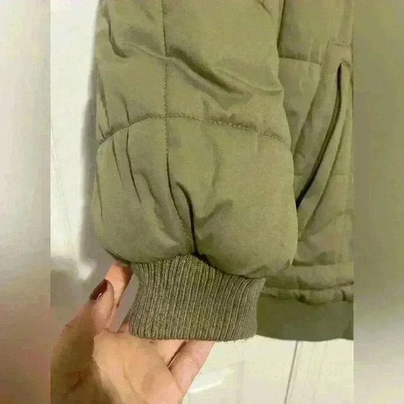 Avec Les Filles womens water resistant quilted hoodie jacket size xs - Picture 3 of 16